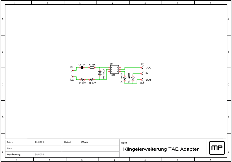 Picture: Schematic of the ring detector