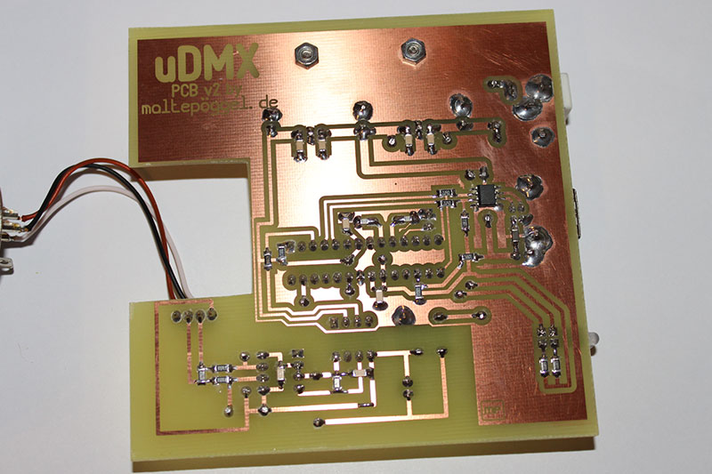 Picture: uDMX board bottom side