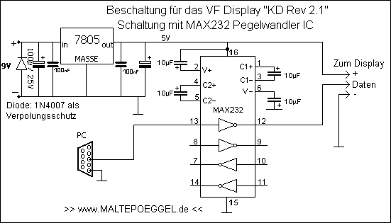 Picture: Circuit diagram with level shifter IC