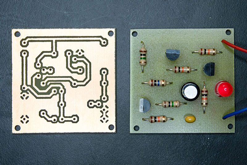 Picture: Etched circuit board