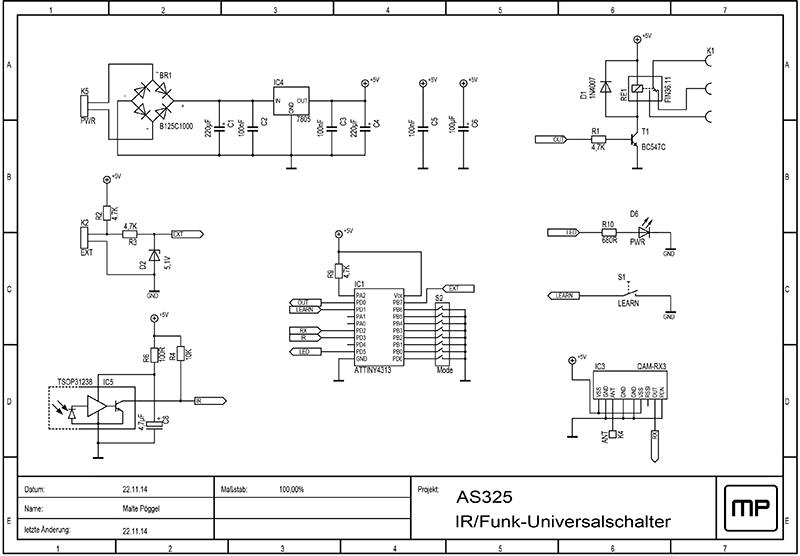 Bild: Schaltplan des Universalschalters