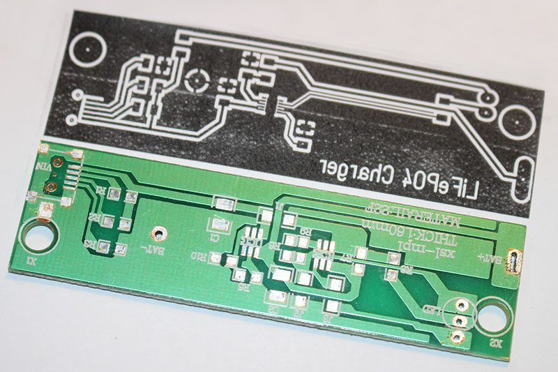 Picture: Draft of the PCB layout