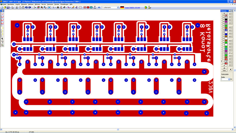 Bild: Platinenlayout
