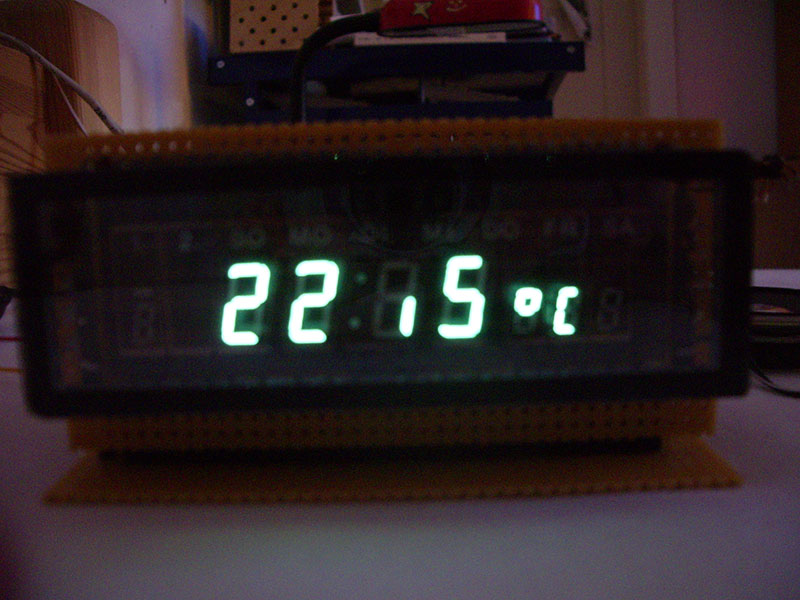 Picture: Temperature display