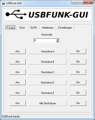 Picture: USBFunk GUI screenshot