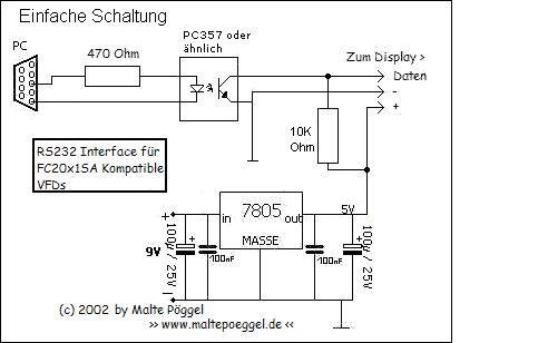 Picture: Circuit diagram for simple control